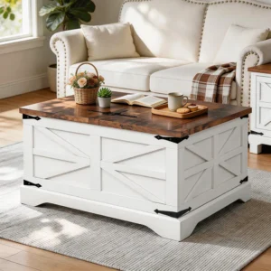 Fellsburg 31.1" W Square Lift Top Storage Coffee Table